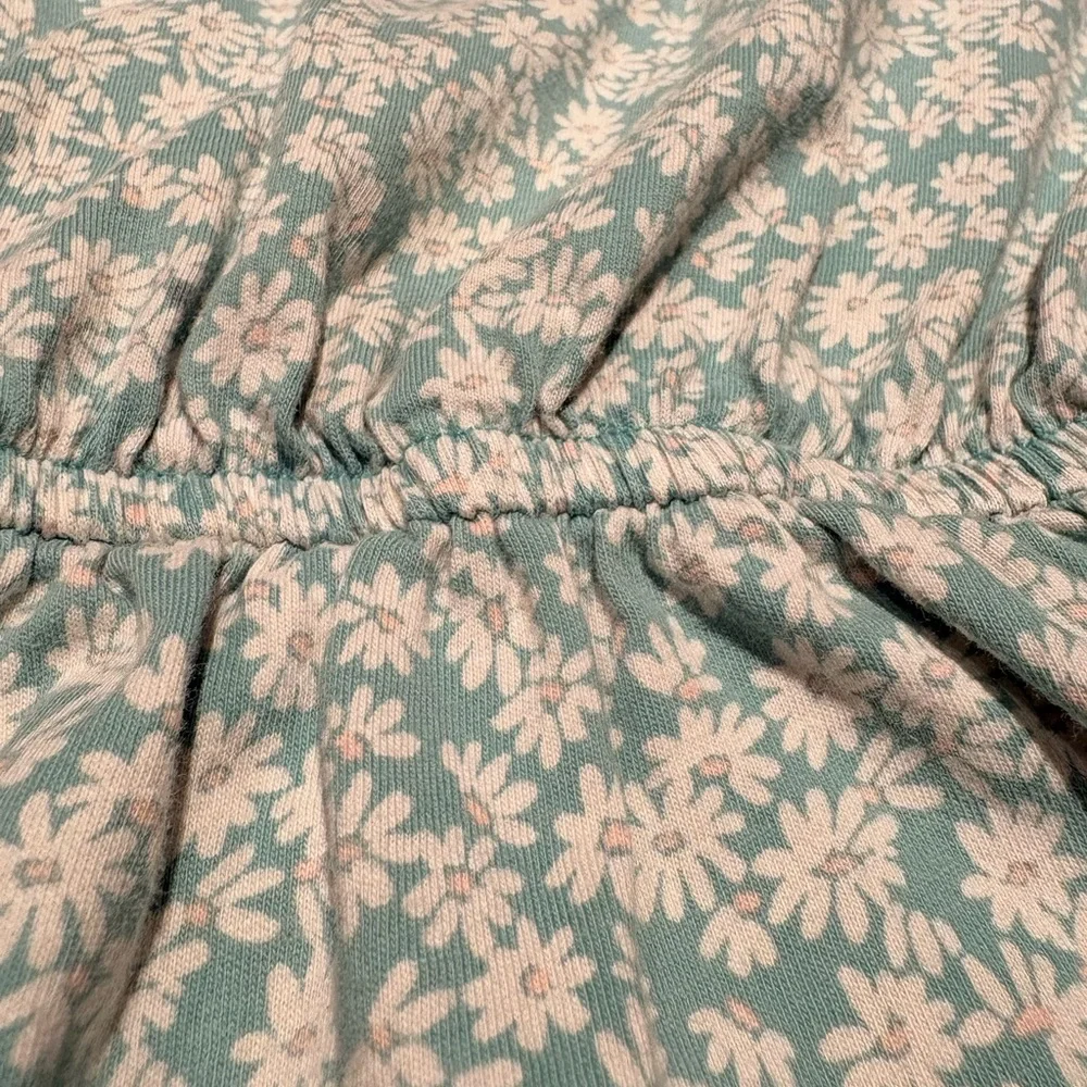 Lands' End Blue Floral Daisy fit and flaire tunic - Kids size XS - Picture 4 of 4